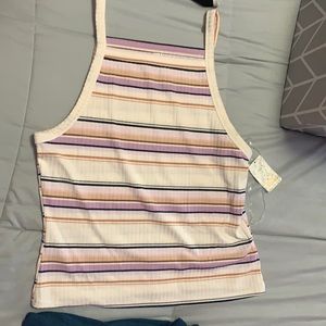 Juniors NWT mudd size xl high neck ribbed tank
